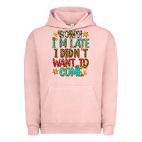 Pigment Salmon sorry i am late i didnt want to come Urban Hoodie - texasbilliewilder