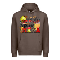 Coffee somebody's loud mouth softball mama Premium Hoodie - Zillion Design Studio