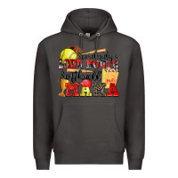 Smoke somebody's loud mouth softball mama Premium Hoodie - Zillion Design Studio