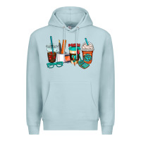 Blue Mist math teacher coffee cups Premium Hoodie - AdoDesignShop