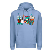 Colony Blue math teacher coffee cups Premium Hoodie - AdoDesignShop