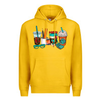 Lemon math teacher coffee cups Premium Hoodie - AdoDesignShop