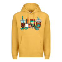Mustard math teacher coffee cups Premium Hoodie - AdoDesignShop