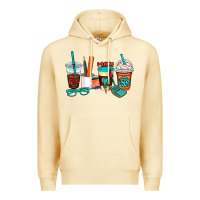 Pina Colada math teacher coffee cups Premium Hoodie - AdoDesignShop