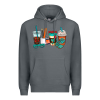 Rock math teacher coffee cups Premium Hoodie - AdoDesignShop