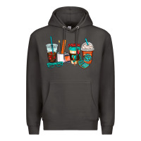 Smoke math teacher coffee cups Premium Hoodie - AdoDesignShop