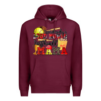Burgundy somebody's loud mouth softball mama Premium Hoodie - Zillion Design Studio