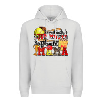 Dove Grey somebody's loud mouth softball mama Premium Hoodie - Zillion Design Studio