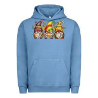Pigment Pebble Blue juneteenth gnomes Urban Hoodie - Zillion Design Studio