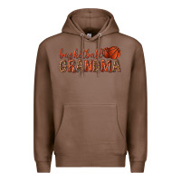 Chestnut basketball grandma with leopard Premium Hoodie - texasbilliewilder