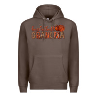 Coffee basketball grandma with leopard Premium Hoodie - texasbilliewilder