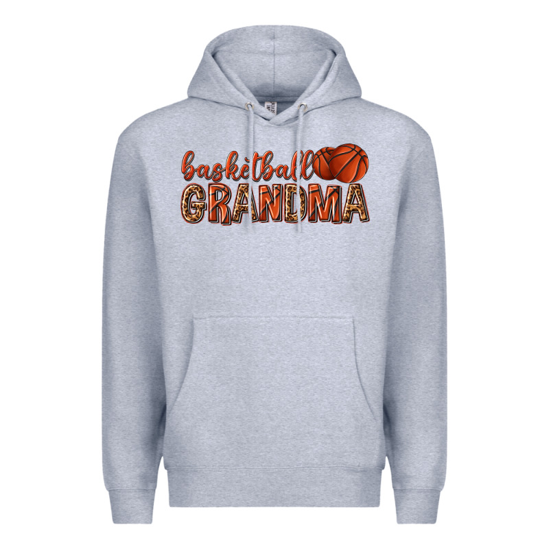 Basketball Grandma With Leopard Premium Hoodie by texasbilliewilder | Teevron