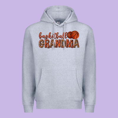 Basketball Grandma With Leopard Premium Hoodie Designed By Texasbilliewilder