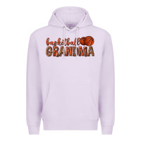 Lilac basketball grandma with leopard Premium Hoodie - texasbilliewilder