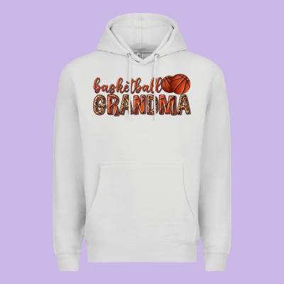 Basketball Grandma With Leopard Premium Hoodie Designed By Texasbilliewilder