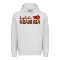Dove Grey basketball grandma with leopard Premium Hoodie - texasbilliewilder