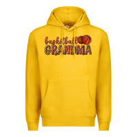 Lemon basketball grandma with leopard Premium Hoodie - texasbilliewilder