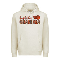 Oatmeal Heather basketball grandma with leopard Premium Hoodie - texasbilliewilder