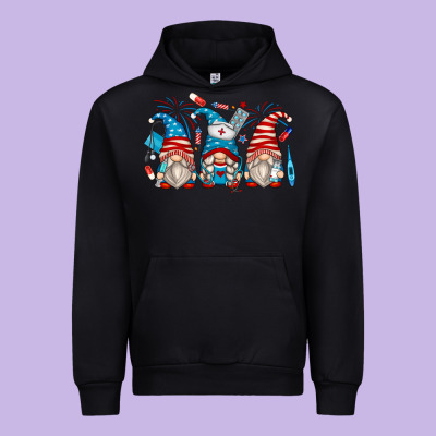 American Nurse Gnomes Urban Hoodie Designed By Zillion Design Studio