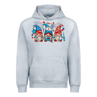 Heather Grey american nurse gnomes Urban Hoodie - Zillion Design Studio