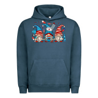 Pigment Midnight Navy american nurse gnomes Urban Hoodie - Zillion Design Studio