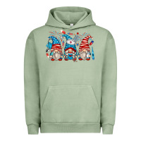 Pigment Oil Green american nurse gnomes Urban Hoodie - Zillion Design Studio