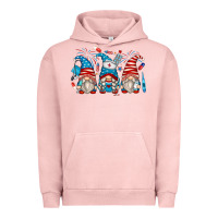 Pigment Salmon american nurse gnomes Urban Hoodie - Zillion Design Studio
