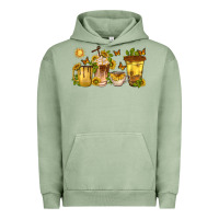 Pigment Oil Green sunflower coffee cups Urban Hoodie - texasbilliewilder