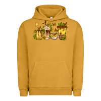 Pigment Peanut Butter sunflower coffee cups Urban Hoodie - texasbilliewilder