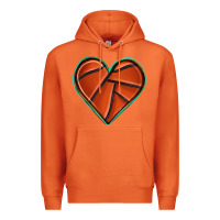 Carrot basketball heart Premium Hoodie - texasbilliewilder