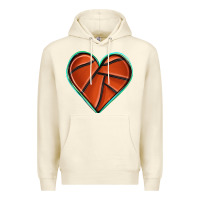Sandshell basketball heart Premium Hoodie - texasbilliewilder