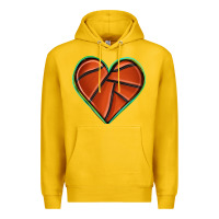 Lemon basketball heart Premium Hoodie - texasbilliewilder