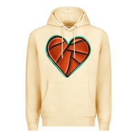 Pina Colada basketball heart Premium Hoodie - texasbilliewilder