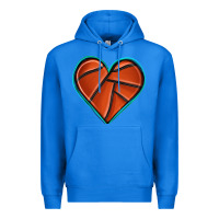 True Royal basketball heart Premium Hoodie - texasbilliewilder