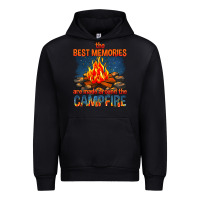 Black the best memories are made around the campfire Urban Hoodie - texasbilliewilder