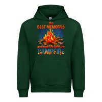 Forest Green the best memories are made around the campfire Urban Hoodie - texasbilliewilder