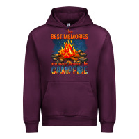 Mauve Wine the best memories are made around the campfire Urban Hoodie - texasbilliewilder