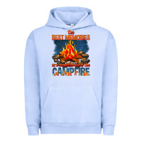 Pigment Grape Ice the best memories are made around the campfire Urban Hoodie - texasbilliewilder