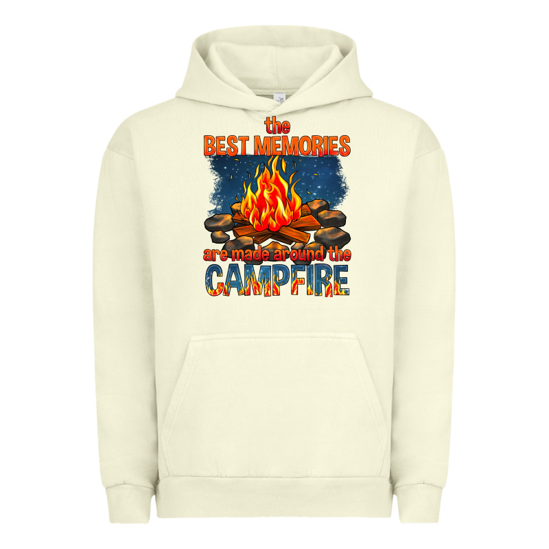 The Best Memories Are Made Around The Campfire Urban Hoodie by texasbilliewilder | Teevron