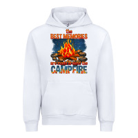 White the best memories are made around the campfire Urban Hoodie - texasbilliewilder