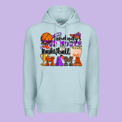 Somebody's Loud Mouth Basketball Mama Premium Hoodie Designed By Zillion Design Studio
