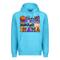 Ocean Blue somebody's loud mouth basketball mama Premium Hoodie - Zillion Design Studio
