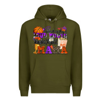 Army Green somebody's loud mouth basketball mama Premium Hoodie - Zillion Design Studio
