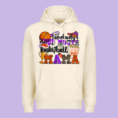 Somebody's Loud Mouth Basketball Mama Premium Hoodie Designed By Zillion Design Studio
