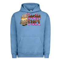 Pigment Pebble Blue mom fuel Urban Hoodie - Zillion Design Studio