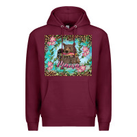 Mama Bear Haunting Fish Floral Premium Hoodie | Teevron