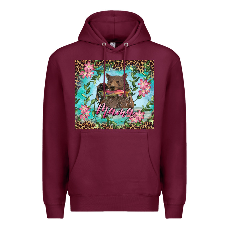 Mama Bear Haunting Fish Floral Premium Hoodie by RanaPortraitStore | Teevron