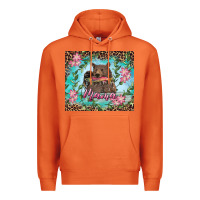 Carrot Mama bear haunting fish floral Premium Hoodie - RanaPortraitStore