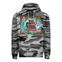 Slate Camo Mama bear haunting fish floral Premium Hoodie - RanaPortraitStore