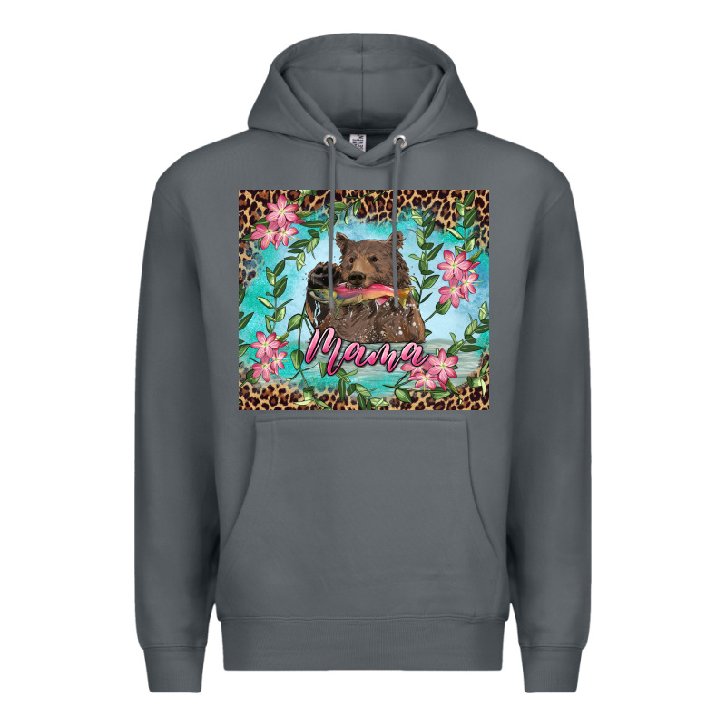 Mama Bear Haunting Fish Floral Premium Hoodie by RanaPortraitStore | Teevron